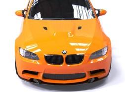 GermanCarParts B.V. GR-FS-AAD-017 СПЛІТЕР ПЕРЕДНІЙ (ГУБА) ДЛЯ BMW M3 E92 / M3 E93, ЧОРНИЙ ГЛЯНЕЦЬ