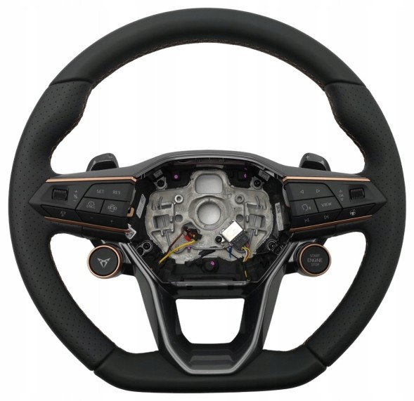 Cupra OE 5FF419091C, DWP542897OE Спортивне мультифункціональне кермо зі шкіри Cupra Terramar Leon IV 5FF419091C