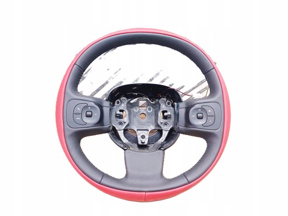 Fiat OE ОРИГІНАЛ FIAT КЕРМО ШКІРЯНЕ ЧЕРВОНО-ЧОРНЕ 735560297 FIAT 500L