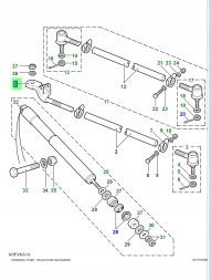 Land Rover OE ANR2859 XH12101W28DA Нова ОРИГІНАЛЬНА ковка наконечника DEFENDER ANR2859 NRC8232