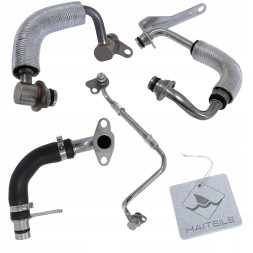 PiterParts HT-KPL_001 Комплект шлангів для турбіни BMW N20 N26, 4 шт., для охолодження та змащення турбокомпресора, OEM