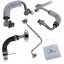 PiterParts HT-KPL_001 Комплект шлангів для турбіни BMW N20 N26, 4 шт., для охолодження та змащення турбокомпресора, OEM