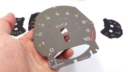 Moman 0089688090671 Porsche 911 991 GT3 RS диски лічильника годинники MPH KMH заміна