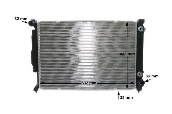 CR 1686 000S MAHLE ORIGINAL Радіатор