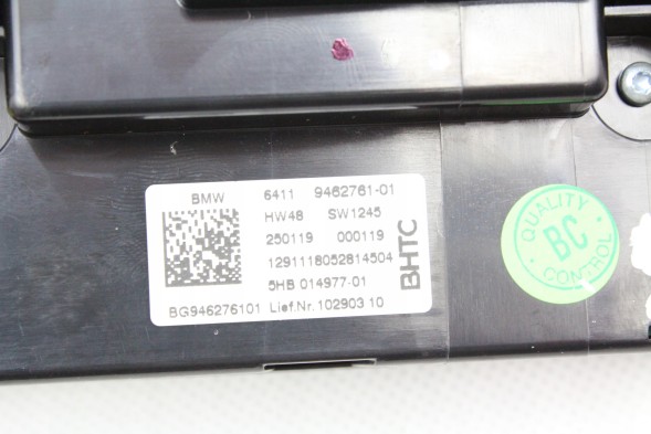 BMW OE 9462761 64119462761 ПАНЕЛЬ КОНДИЦИОНЕРА BMW G42 G20 G21 G22 G26 G29