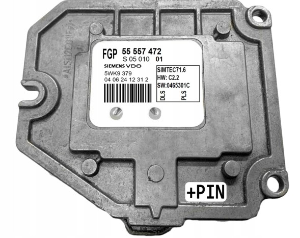 Siemens ЕБУ OPEL 1.8 55557472 5WK9379 + PIN