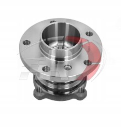 Meyle RL3147530013 BMW X5 E53 2000-2006 Комплект підшипника колеса + Маточина колеса ЗАДНЯ