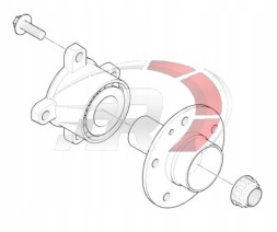 Meyle RL3147530013 BMW X5 E53 2000-2006 Комплект підшипника колеса + Маточина колеса ЗАДНЯ