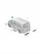 Volkswagen OE 7E0853312041 наліпка на зсувні двері чорна ліва ASO VW