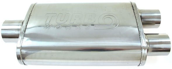 Китай TW-TL-306YUD ЦЕНТРАЛЬНИЙ ГЛУШНИК 2,5" + 2 x 2,25" Y PIPE SPORTS TURBOWORKS