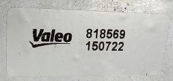 Valeo 818569 Новий охолоджувач повітря інтеркулер jumper ii / ducato iii / боксер ii