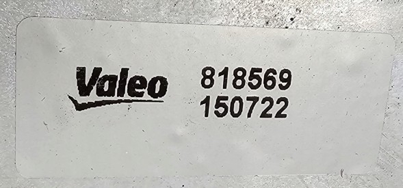 Valeo 818569 Новий охолоджувач повітря інтеркулер jumper ii / ducato iii / боксер ii