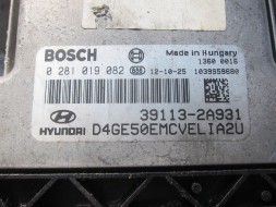 Hyundai OE 39113-2A931 0281019082 HYUNDAI ecu moto-marcar КОМП'ЮТЕР 39113-2A931 0281019082 HYUNDAI