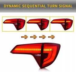 VLAND 38L391-1 mhm Задні ліхтарі комплект Full LED Bar Neon Tuning Honda Hr-v HRV II 2015-2021