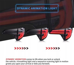VLAND 38L391-1 mhm Задні ліхтарі комплект Full LED Bar Neon Tuning Honda Hr-v HRV II 2015-2021