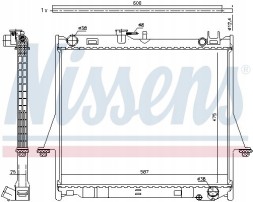 Nissens 60856 Охолоджувач води - nissens 60856
