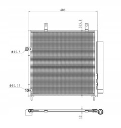 NRF 350451 Конденсатор, кондиціонер nrf 350451