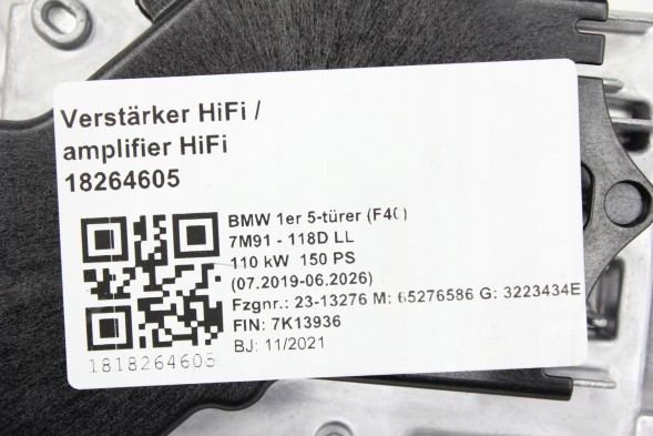 BMW OE 5A47205 5B44D47 5A9BFA5 5A923E3 5A86490 5A7DDA2 5A78627 5A758E0 5A73336 5A55AE7 5A57045 5A4CE63 5A47591 5A3AF34 5A2D564 vin: 7K13936 Підсилювач антени DAB21 MID для BMW F40, G20, G30, G60, G11, G15, U11, G01, G02, G05, G06, X7