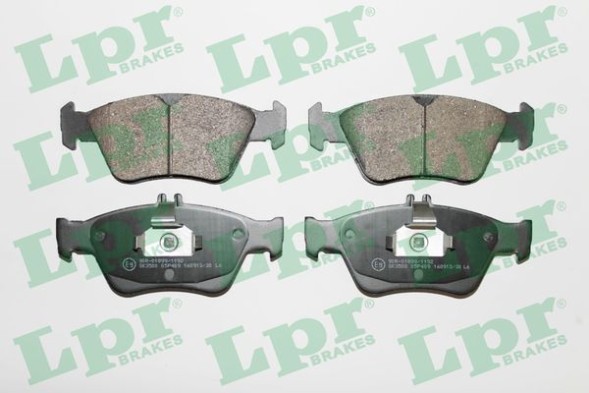 05P409 LPR Комплект гальмівних колодок з 4 шт дисків