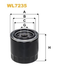 WL7235 WIX FILTERS Фільтр оливи
