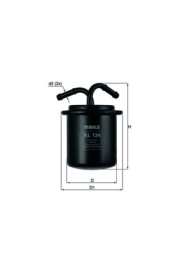 KL134 MAHLE ORIGINAL Фільтр палива