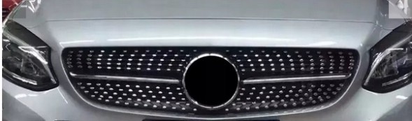 Китай MBC21206 CZARNY MERCEDES B W246 14- РЕШІТКА РАДІАТОРА DIAMOND ЧОРНА