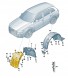 Volkswagen OE 4M8821171K Надколесо ліве переднє Audi Q8. Товар ,