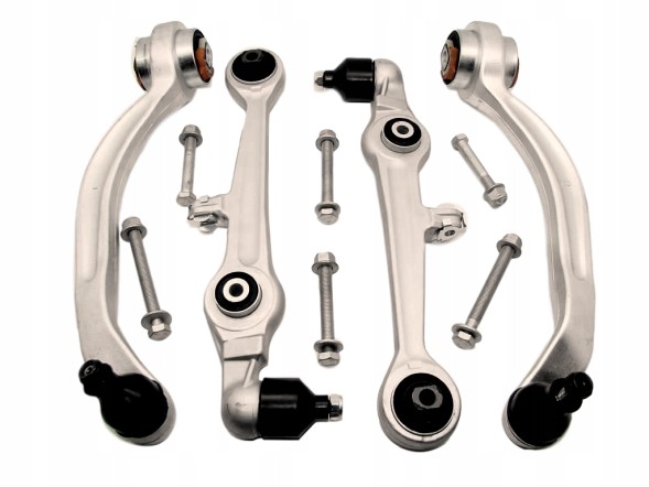 GT-Parts GTWH0217xWH0213LR Комплект нижніх важелів x4 Audi A4 B6 B7 Seat Exeo 2000-2008 + гвинти
