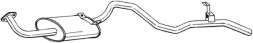 Bosal 286-039 Кінцевий глушник bos286-039 286-039