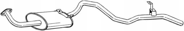 Bosal 286-039 Кінцевий глушник bos286-039 286-039