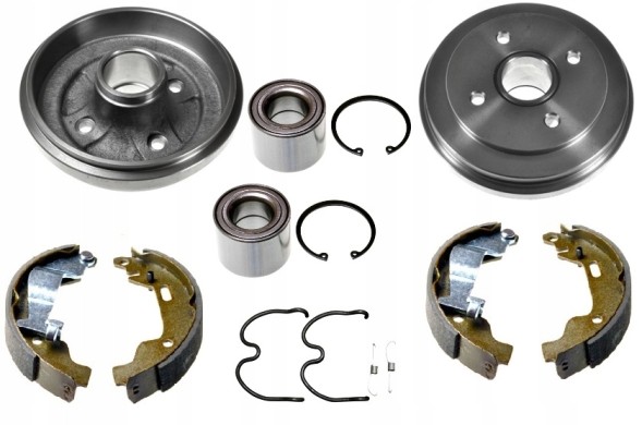 Maxgear ALL0187A Підшипник кулачкового барабана OPEL AGILA I без АБС ЗАД КОМПЛЕКТ 200мм