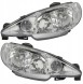 TYC 572309TYC Фари лампи peugeot 206 05-09 tyc комплект