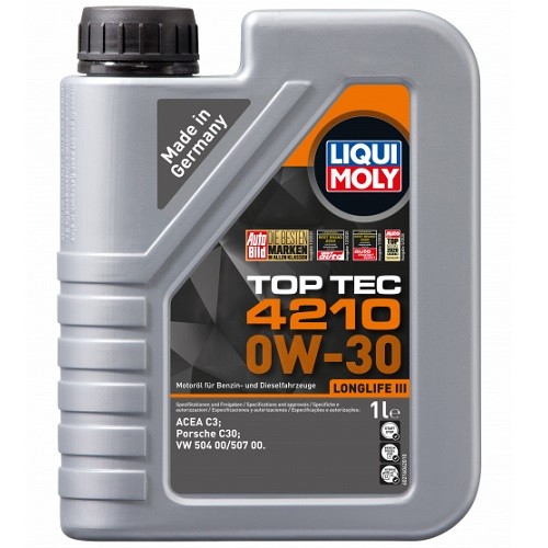 21604 LIQUI MOLY Олива моторна TOP TEC 4210 0W 30 1л