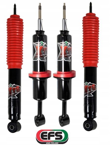 EFS 4WD TLC120EFSXTR КОМПЛЕКТ ПІДВІСКИ АМОРТИЗАТОРИ ПРУЖИНИ +2 ДЮЙМИ LAND CRUISER 120 EFS XTR