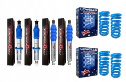 Profender TLC120PROLOV ПІДВІСКА КОМПЛЕКТ АМОРТИЗАТОРИ ПРУЖИНИ LIFT +2'' LAND CRUISER 120 125