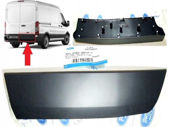 Ford OE 1874803 BK31425B28AE5CND ДВЕРНА ПЛАНКА ЗАДНЯ ПРАВА FORD TRANSIT MK8 2014 - ОРИГІНАЛ BK31-425B28-AE5CND