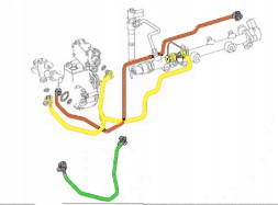 Berg Automotive BERG ZESTAW JEEP Паливні дроти 3шт mercedes 2.7 cdi 270cdi