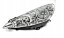 Китай 599HJ8550-1144LMLD-EMBM PEUGEOT 308 07-11 ЛАМПА ПРОЖЕКТОР ЛІВИЙ ДЕПО^