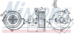 Nissens 87079 Повітродувний вентилятор припливу 87079 nissens