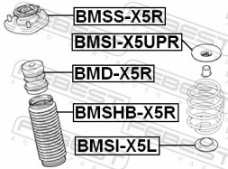 BMSI X5L FEBEST Проставка пружини