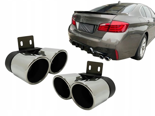 Китай J_TY-BMF10M5_BM Насадки на вихлопну трубу BMW 5 серії F10 F11 (11-17) M5 LCI дизайн хром