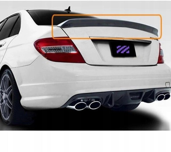 Китай Карбоновий дифузор Mercedes W204 C-Class LCI