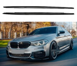 BM AR-BM-0249 Dokładki progów do BMW G30 G31 2017-2024 F90 progi listwy progowe czarne Накладки на пороги для BMW G30 G31 2017-2024 F90 пороги чорні