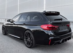 BM AR-BM-0249 Dokładki progów do BMW G30 G31 2017-2024 F90 progi listwy progowe czarne Накладки на пороги для BMW G30 G31 2017-2024 F90 пороги чорні