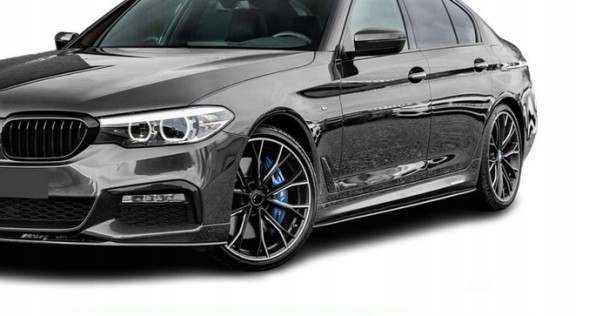 BM AR-BM-0249 Dokładki progów do BMW G30 G31 2017-2024 F90 progi listwy progowe czarne Накладки на пороги для BMW G30 G31 2017-2024 F90 пороги чорні