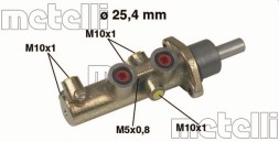 05 0446 METELLI Циліндр гідравлічний гальмівний