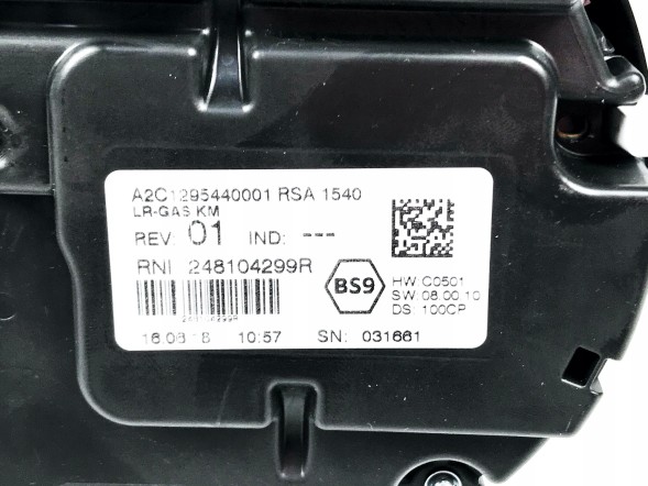 Renault OE 248104299R_A2C1295440001 OE лічильник годинника Renault Megane IV Scenic IV 248104299R