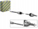 SNR DK55.027 Приводна піввісь передня renault megane iii megane iv 1.6d 04.11- snr
