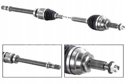 SNR DK55.027 Приводна піввісь передня renault megane iii megane iv 1.6d 04.11- snr