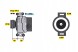 Bosch 0 986 042 530 Альтернатор 0 986 042 530 bosch